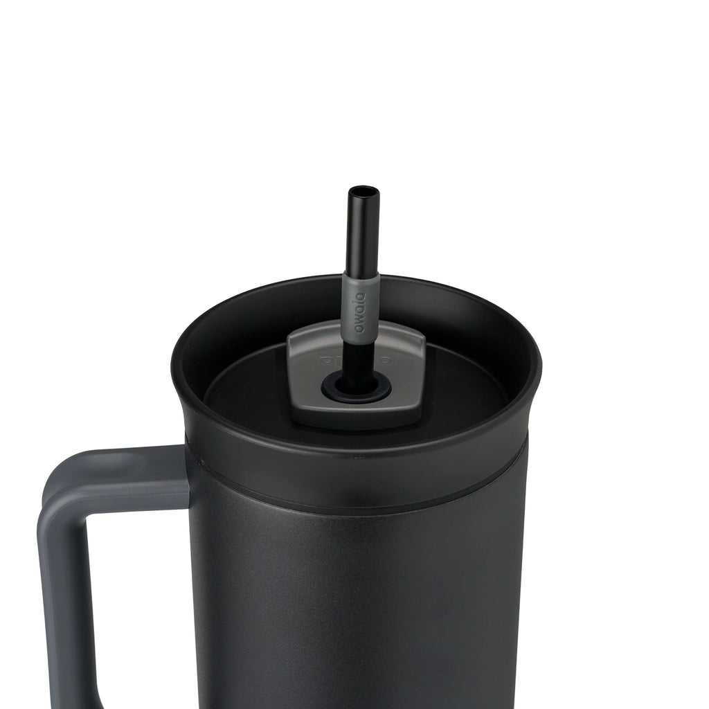 Stainless Steel Tumbler, 40Oz, Black