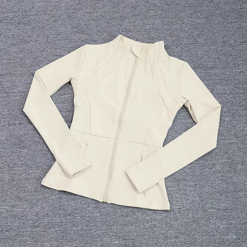 Sports Coat Women'S Shirt Yoga Slim Long Sleeve Fast Running Thin Pilates Fitness Suit Top Clothing