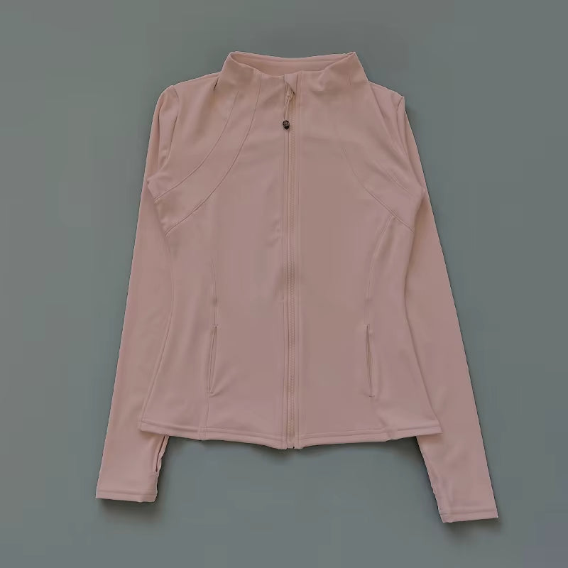 Sports Coat Women'S Shirt Yoga Slim Long Sleeve Fast Running Thin Pilates Fitness Suit Top Clothing