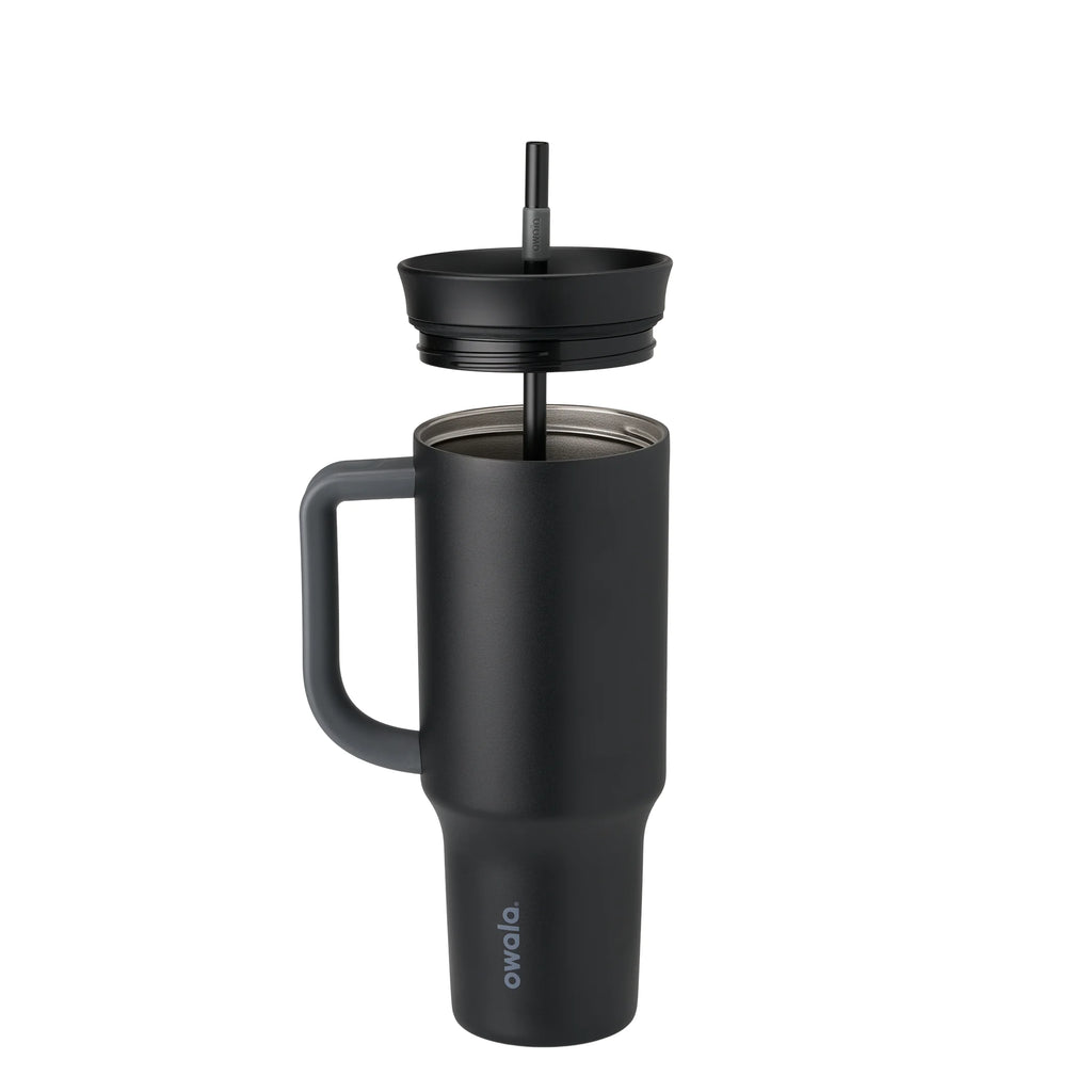 Stainless Steel Tumbler, 40Oz, Black